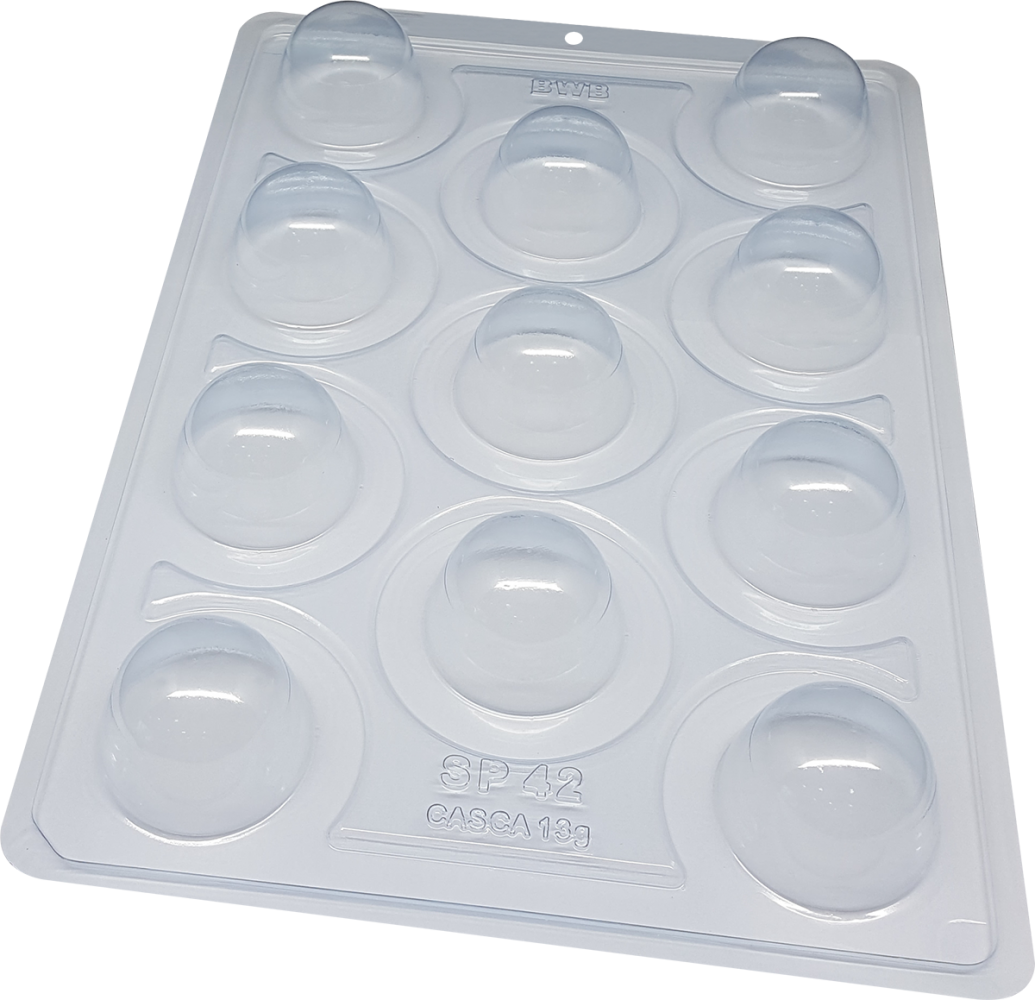 Semi Professional - 3 Parts Chocolate Silicone Moulds - Big Truffle