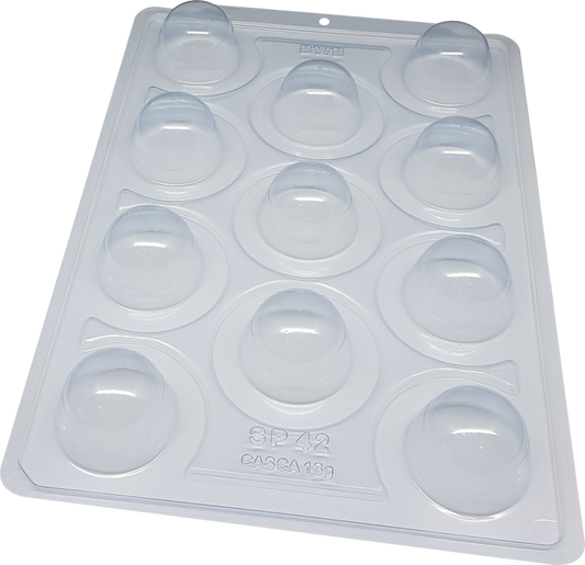 Semi Professional - 3 Parts Chocolate Silicone Moulds -  Big Truffle