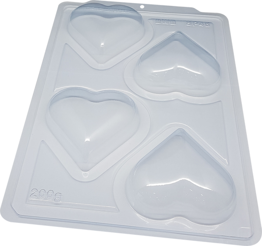 3 Parts Chocolate Silicone Moulds -  Special Heart